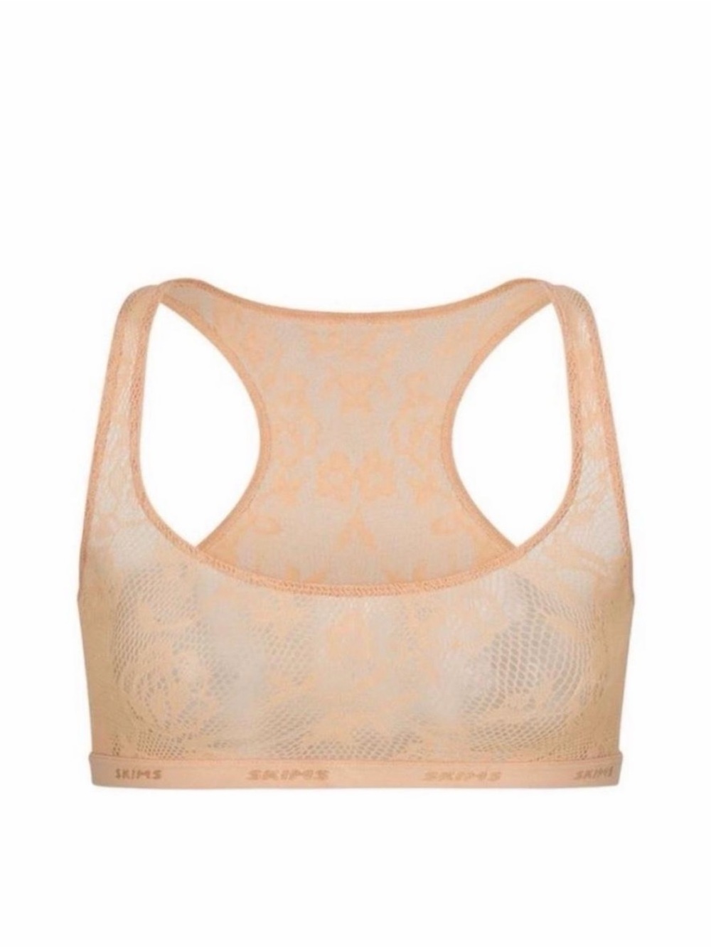 SKIMS Lace Racerback scoop neck Bralette - Clay